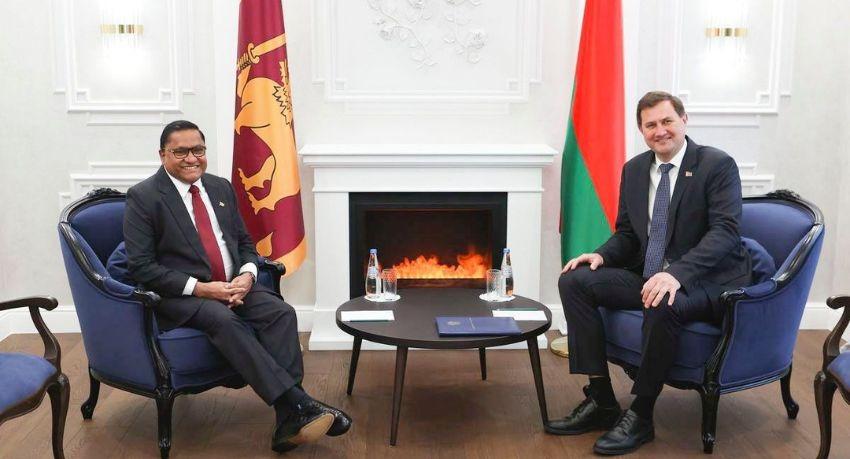 Vijitha Herath Meets Belarus Counterpart